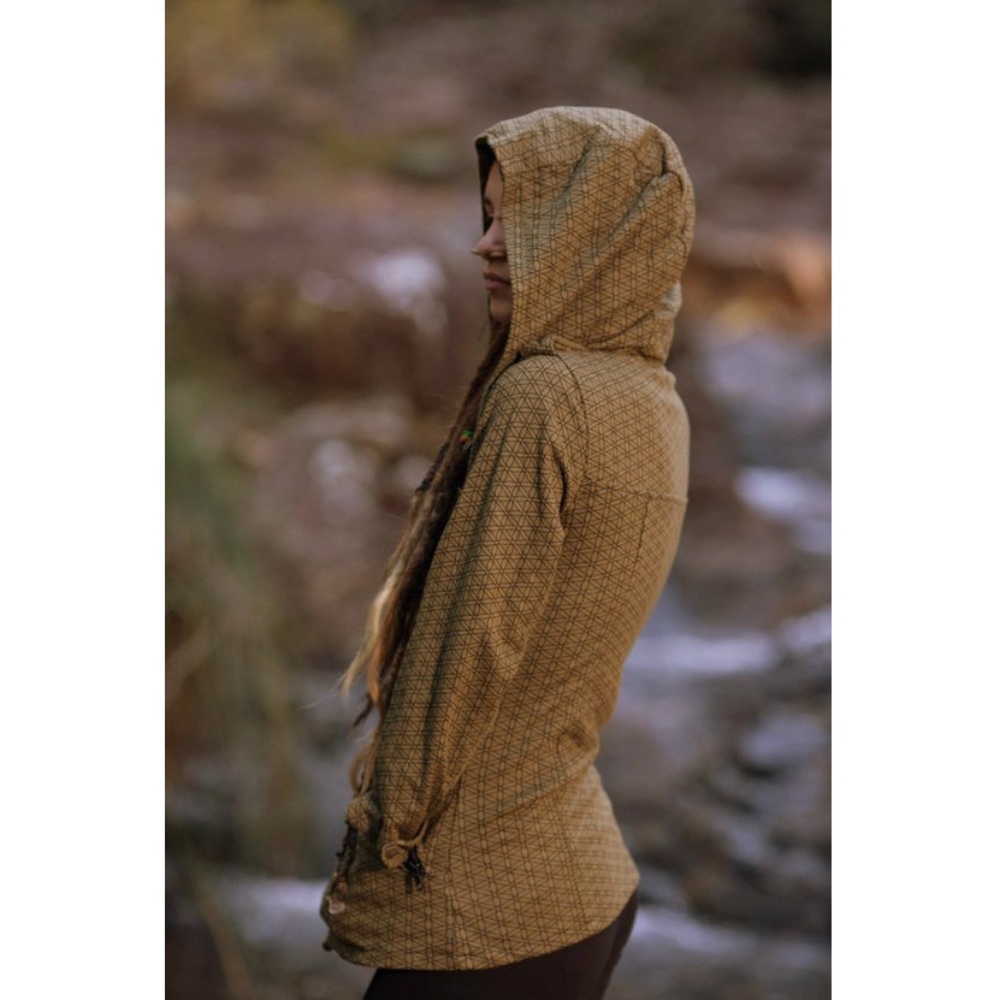 Steampunk Flower Life Jacket Olive Festival Cloth